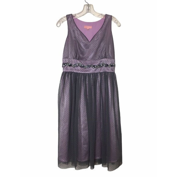 Coterie Dress Wedding, Evening, Cocktail Fit And Flare Sequin Size 4 - Picture 1 of 12